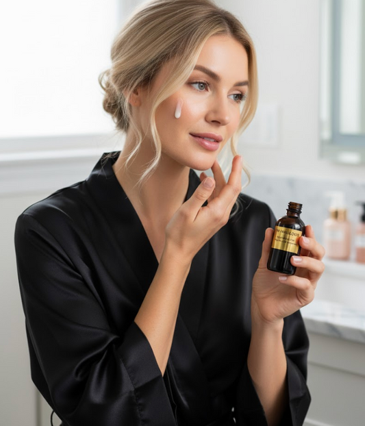 anti-aging milky toner with peptides organic