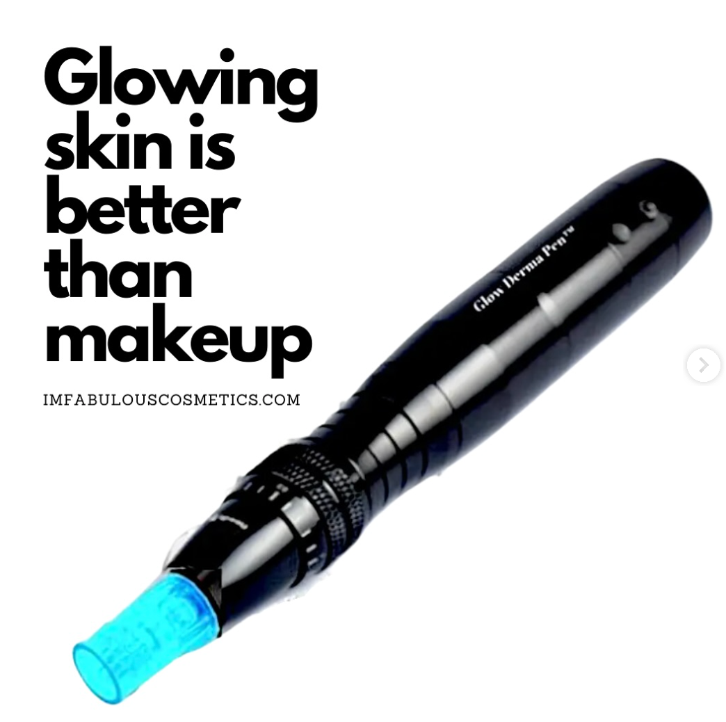 Microneedling Pro Glow Derma Wireless Pen Kit with LED Lights | Professional Skin Rejuvenation & Anti-Aging Treatment