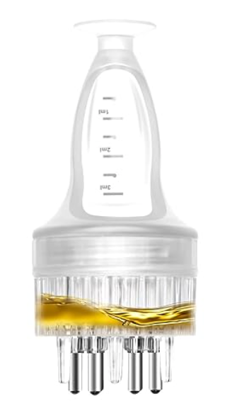 Scalp Massager Hair Serum Applicator — Oil Dispenser Comb Bottle for Hair Growth & Root Massage
