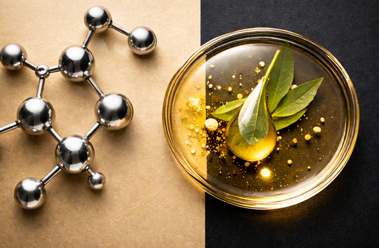 Peptides and plant-based retinol supporting collagen production and skin repair