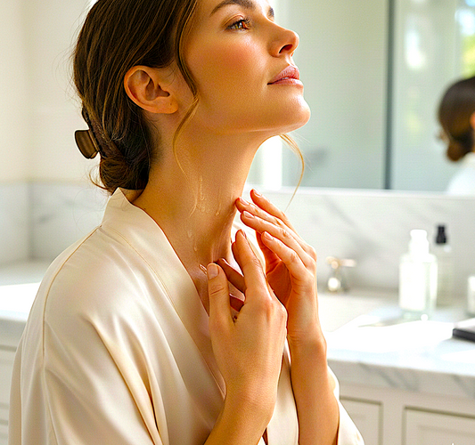 Neck Tightening with GHK-Cu Peptide and SNAP-8 Using Micro-Injection with a Hydra Needle