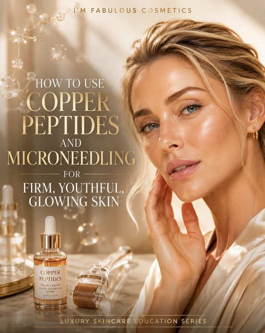 How to Use Copper Peptides and Microneedling for Firm, Youthful, Glowing Skin