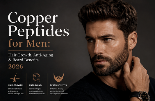 Copper Peptides for Men: Hair Growth, Anti-Aging & Beard Benefits 2026