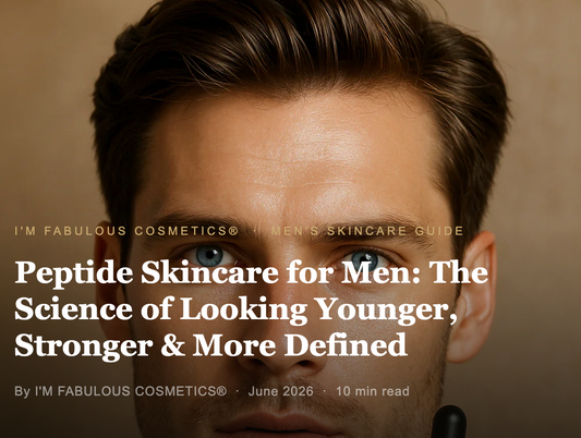 Peptide Skincare for Men: The Science of Looking Younger, Stronger & More Defined