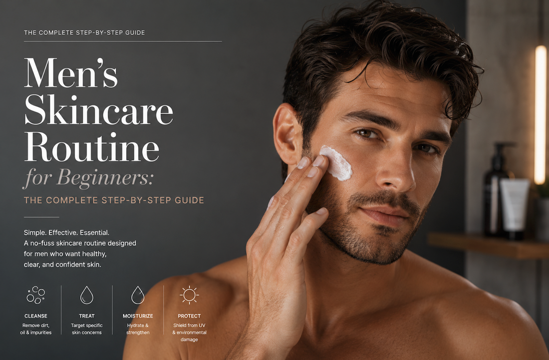 Men's Skincare Routine for Beginners: The Complete Step-by-Step Guide