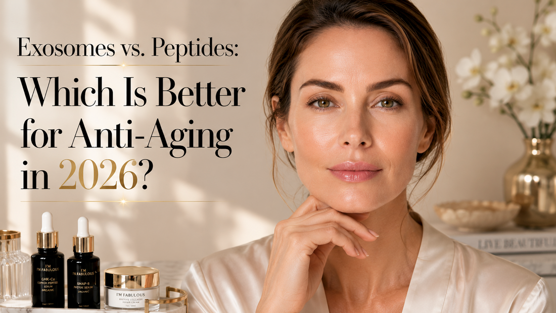 Exosomes are the buzzword of 2026 — but do they actually beat peptides for anti-aging? We break down the science, the real costs, and which one wins for your skin. Plus the peptide stack that replaces a $2,000 treatment.