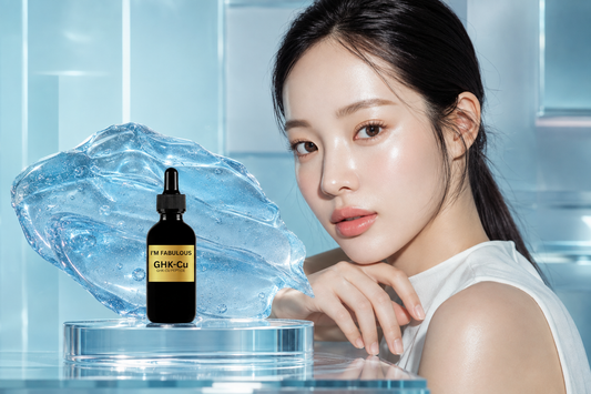 I'M FABULOUS GHK-Cu Copper Peptide Serum 10%, the brand's strongest copper peptide formula comparison