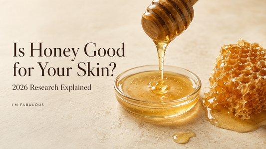 I'm Fabulous Wild Berry Honey Exfoliator with organic honey, maqui berry, and hibiscus AHAs