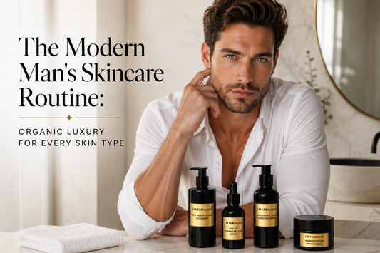 The Modern Man's Skincare Routine: Organic Luxury for Every Skin Type