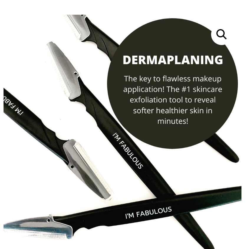Dermaplaning Tool | Precision Facial Exfoliator for Smooth, Radiant Skin & Peach Fuzz Removal