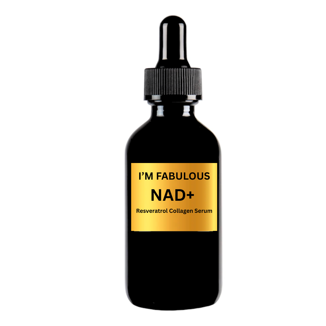 I'M FABULOUS NAD+ Resveratrol Collagen Serum for longevity-focused morning stack