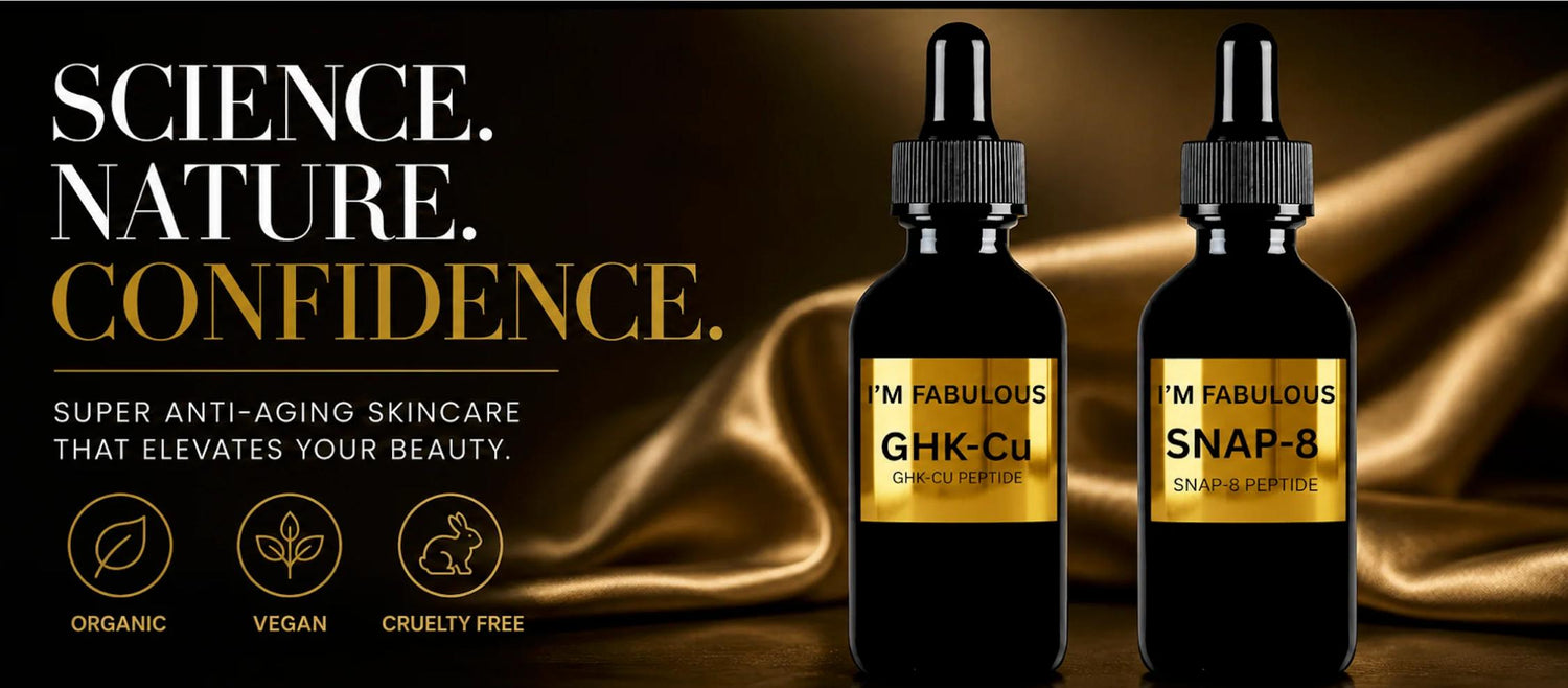 I'm Fabulous super anti-aging organic skincare - skin biohacking and longevity 2026