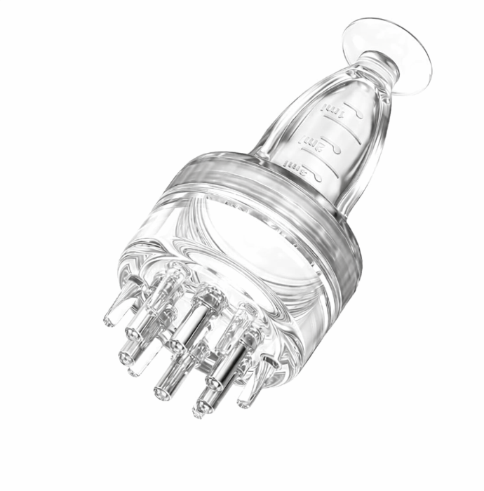 Scalp Massager Hair Serum Applicator — Oil Dispenser Comb Bottle for Hair Growth & Root Massage