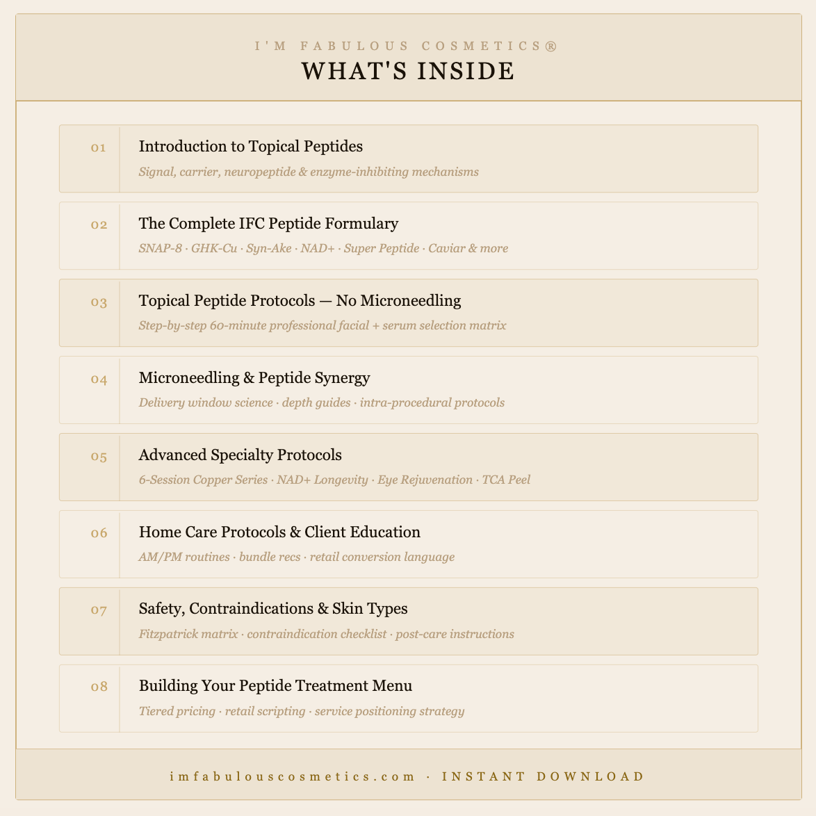 The Complete Esthetician's Guide to Topical Peptides & Microneedling — Professional Digital Download
