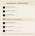The Complete Esthetician's Guide to Topical Peptides & Microneedling — Professional Digital Download