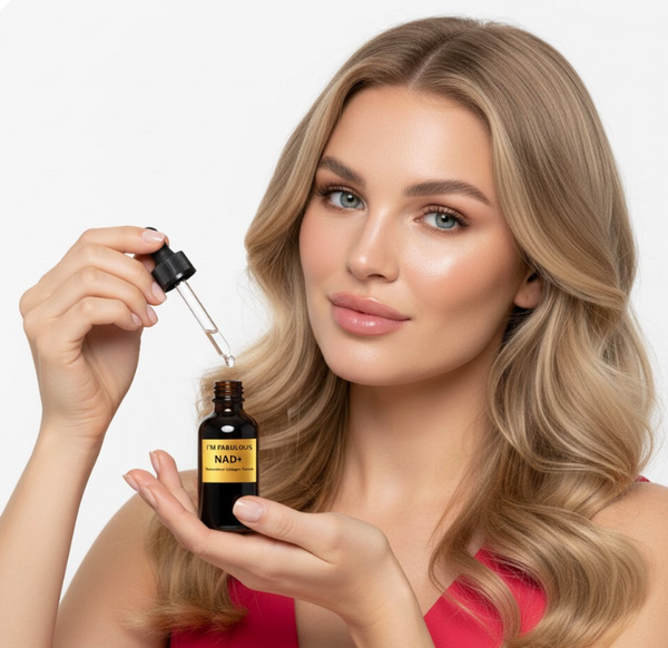 I'm Fabulous Cosmetics peptide plant-powered skincare evening routine