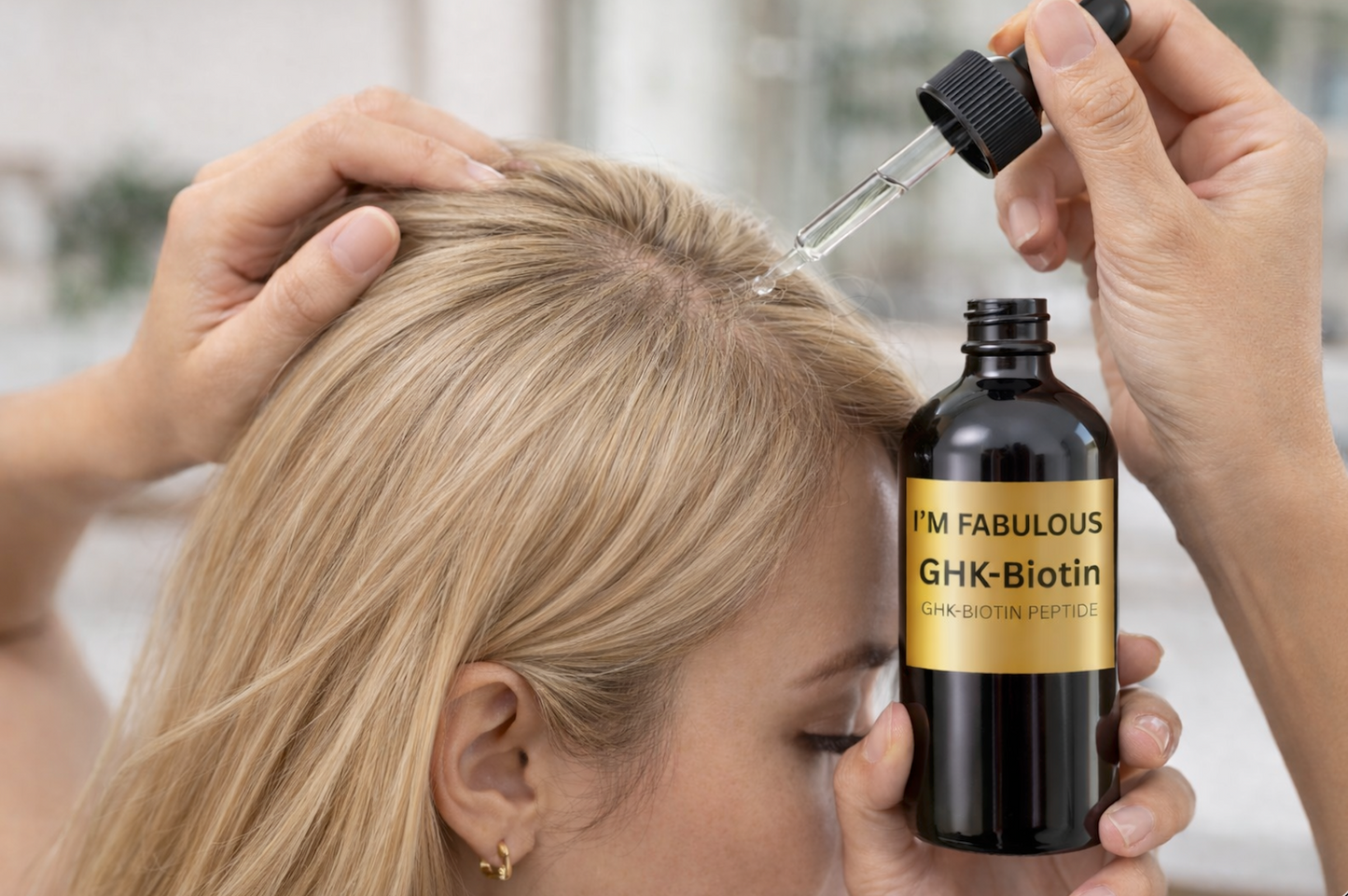 GHK-Biotin Peptide Serum | Organic Anti-Aging & Hair Growth