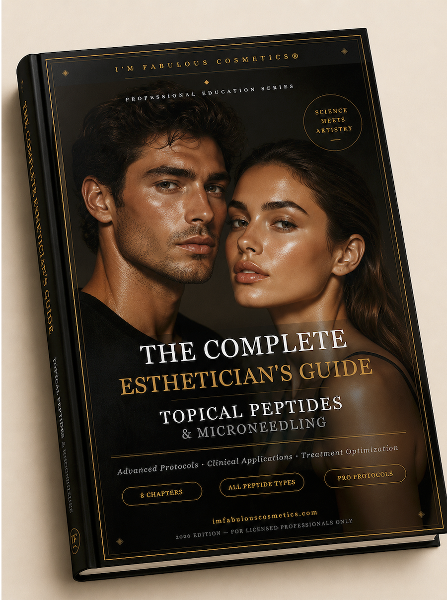 The Complete Esthetician's Guide to Topical Peptides & Microneedling — Professional Digital Download