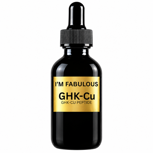 I’M FABULOUS COSMETICS GHK-Cu Copper Peptide Serum for anti-aging skincare and skin rejuvenation